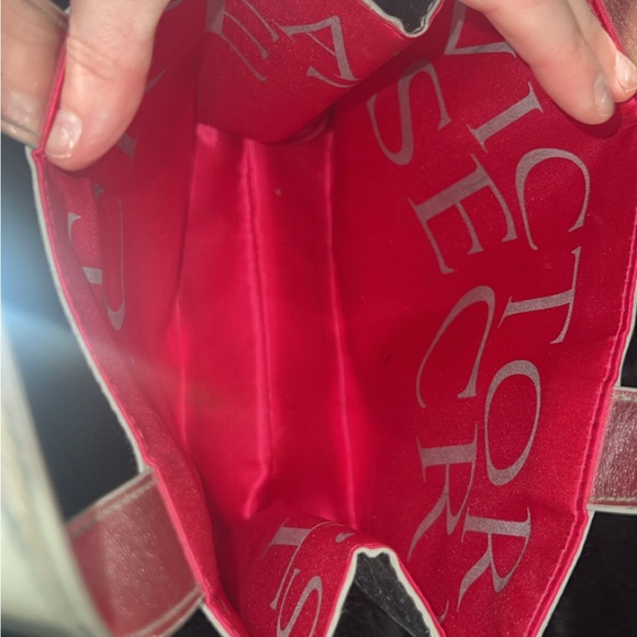 Victoria's Secret Shiny Silver Tote - Picture 2 of 2